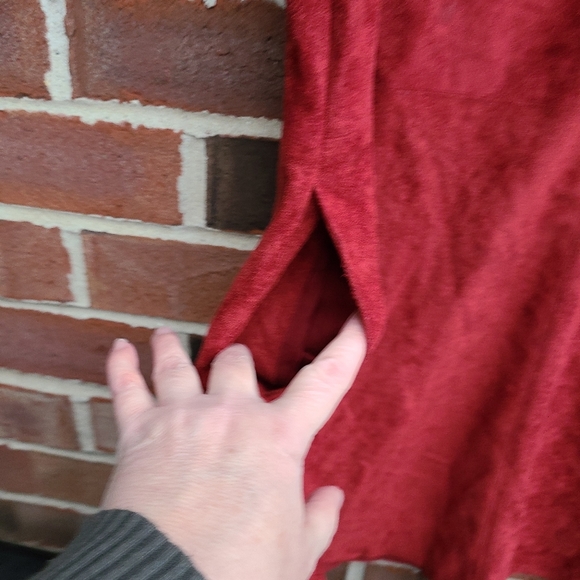 Altar'd State Red Faux Suede Dress - Picture 5 of 9